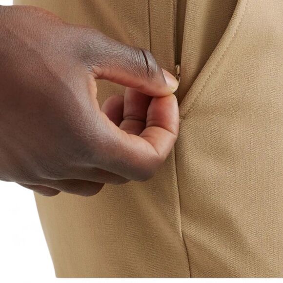 Quince Mens Ultra Stretch 24/7 Smart Chino Pants Slim Khaki 36x32 NWOT Flawless - Picture 11 of 12